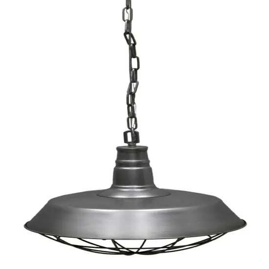 Whitby Antique Metal Finish Pendant Lamp 18 Inch Diameter {3}