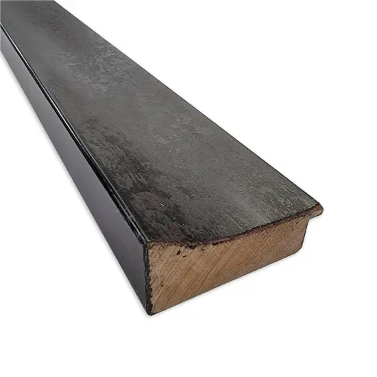 Dappled Wood Framed Corkboard, Natural Cork Dappled Black Brown {2}