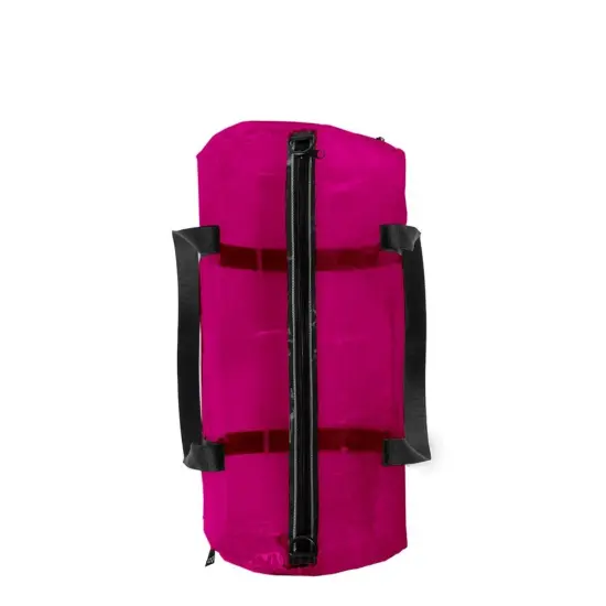 LOQI Transparent Weekender, Pink, One Size {3}