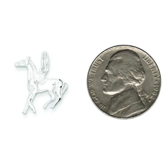 Sterling Silver Horse Charm Jewelry Animal Jewelry {2}