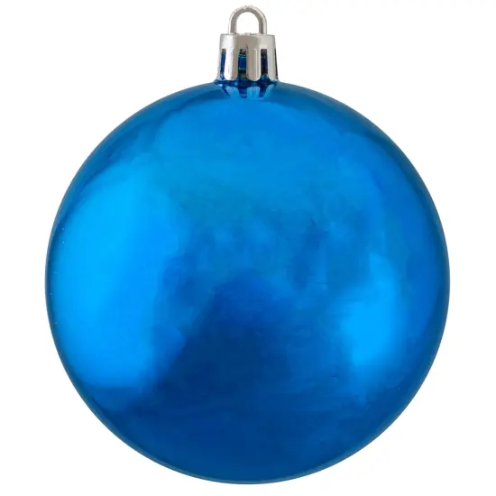 Northlight Shatterproof Christmas Ball Ornaments - 3.25" (80mm) - Lavish Blue - 32ct {4}