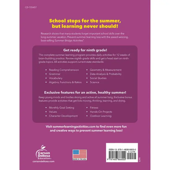 Summer Bridge Activities, Grades 8-9 {2}