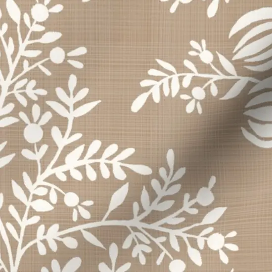 Various Fabrics by the Yard or Fat Quarter Floral Silhouette Large Scale Bouquet Block Print Grandmillenial Custom Printed Fabric by Spoonflower {7}