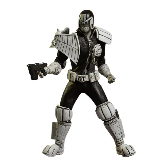 Judge Dredd One:12 Collective Action Figure Black and White NYCC Exclusive {1}