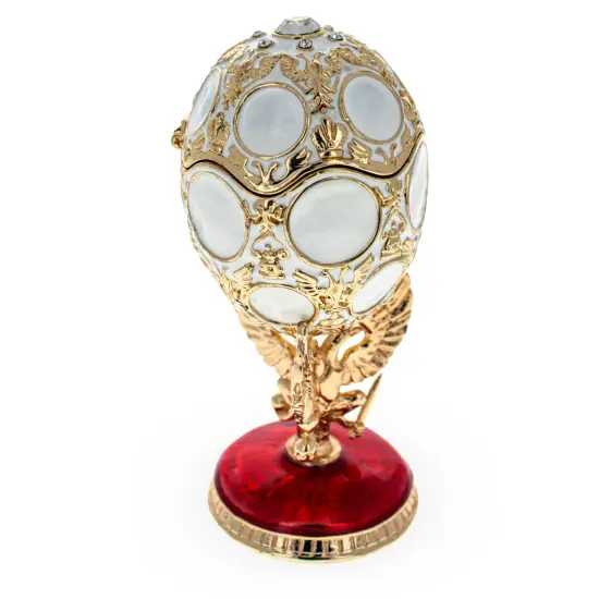 1913 Romanov Tercentenary Royal Easter Egg 3.6 Inches {3}