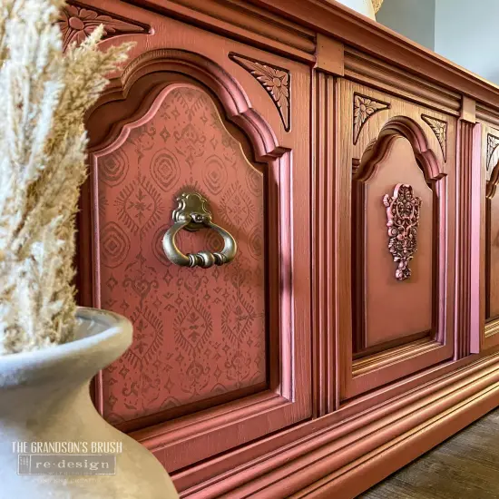 Decor Stamp-Elemental Borders 12"x12" sheet size, total 5 pcs {4}