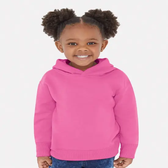 Rabbit Skins&reg; Toddler Pullover Fleece Turtle Neck Long Sleeve Hoodie - 3326 Heather {4}