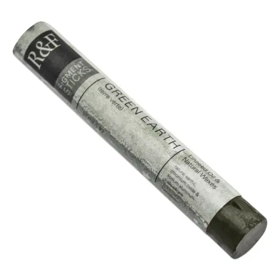 R&F Pigment Stick - Green Earth, 38 ml stick {1}