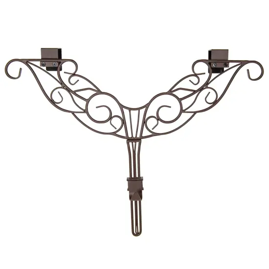 Adjustable Wreath Hanger for Door - Antler Brown {2}
