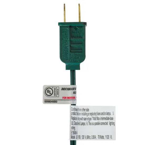 Northlight Transparent G40 Globe Christmas String Lights - MultiColor - 9' Green Wire - 10ct {4}