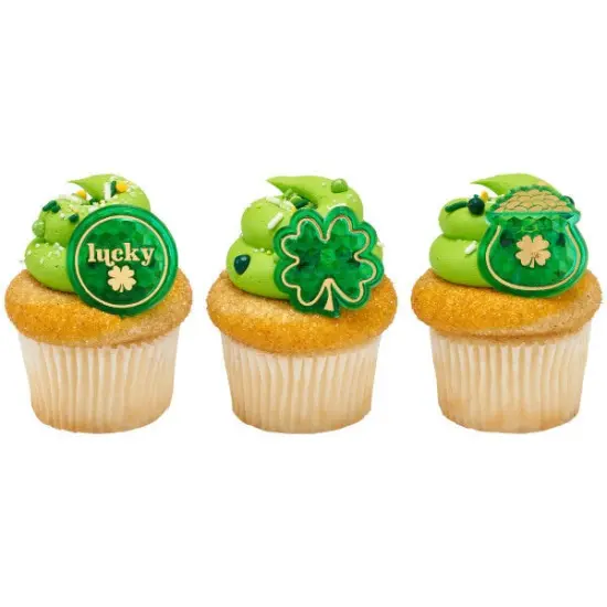 Three's A Charm Assortment Cupcake Rings, 12ct {3}