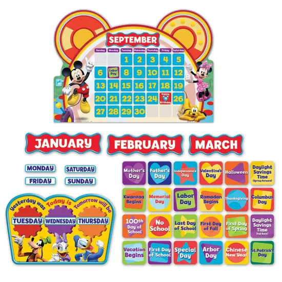 Mickey Mouse Clubhouse&reg; Calendar Bulletin Board Set {1}