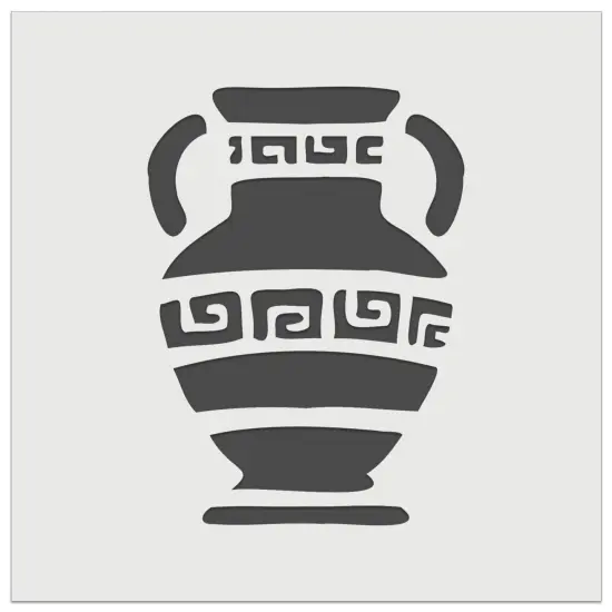 Ancient Greek Pottery Vase Wall Cookie DIY Craft Reusable Stencil {7}