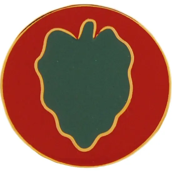 U.S. Army 24th Infantry Division Pin 1" {1}
