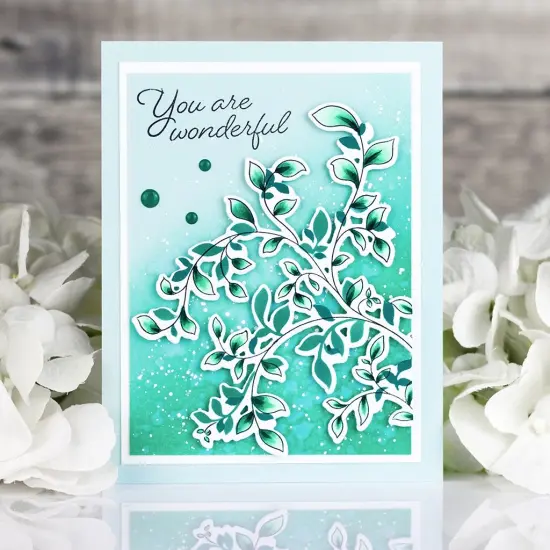 Pinkfresh Studio Die Set-Delicate Foliage {4}