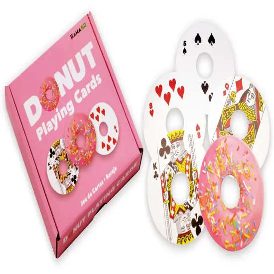 Donut-Shaped Playing Cards | 52 Card Deck + 2 Jokers {3}