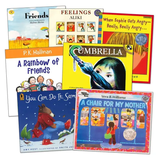 Kaplan Early Learning Company Social and Emotional Encouragement Books - Set of 7 {1}