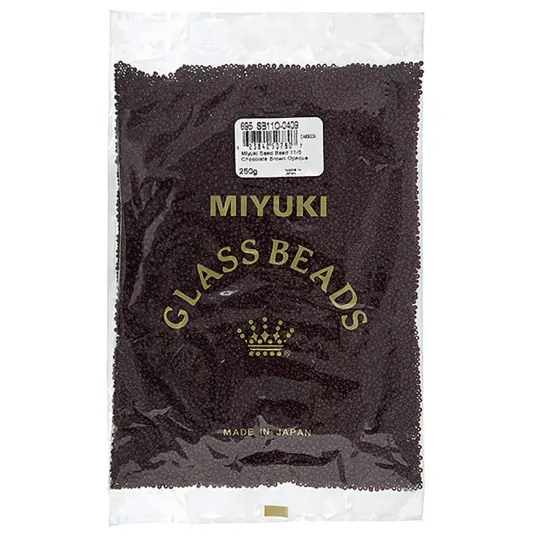 Miyuki 250g Opaque Round Rocailles Seed Beads, 11/0 Choco Brown #409 {3}