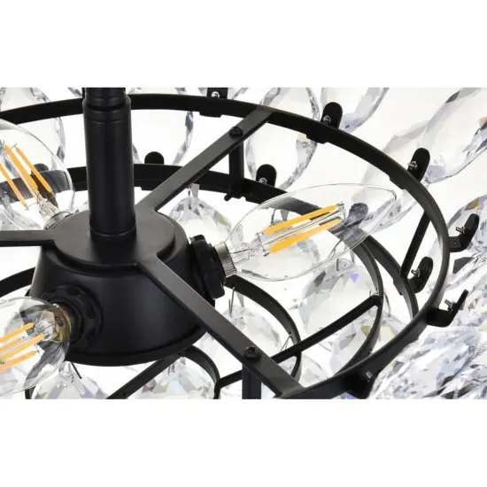 Emilia 14 inch pendant in black {6}