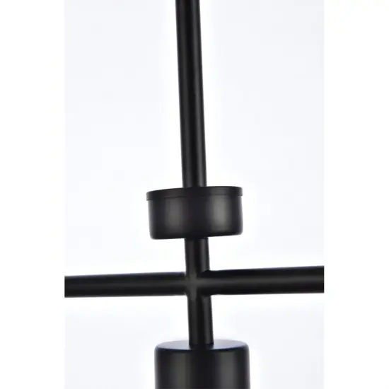 Mera 3 lights black pendant {4}