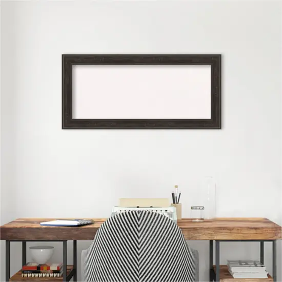 Shipwreck Narrow Framed Corkboard, White Cork Greywash {5}