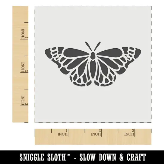 Delicate Detailed Butterfly Spring Summer Nature Monarch Wall Cookie DIY Craft Reusable Stencil {6}