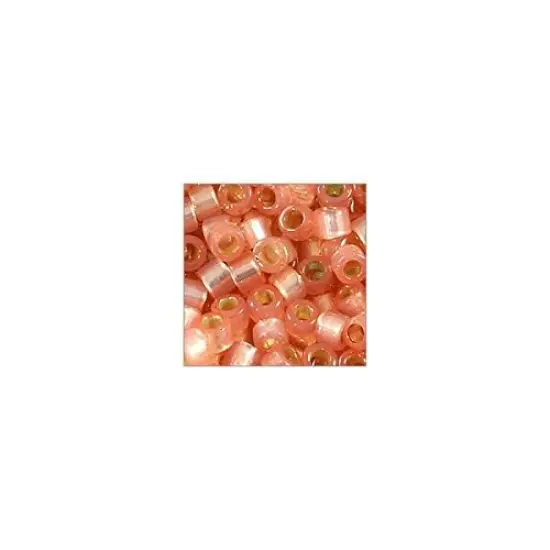Miyuki Delica Seed Bead 11/0 Silver Lined Dusty Orange {5}