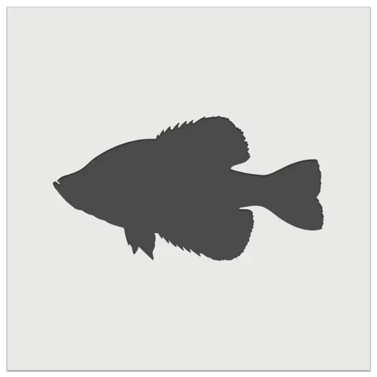 Crappie Fish Silhouette Wall Cookie DIY Craft Reusable Stencil {7}