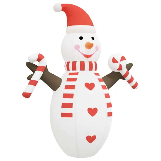 Christmas Inflatable Snowman with LEDs 248" {3}