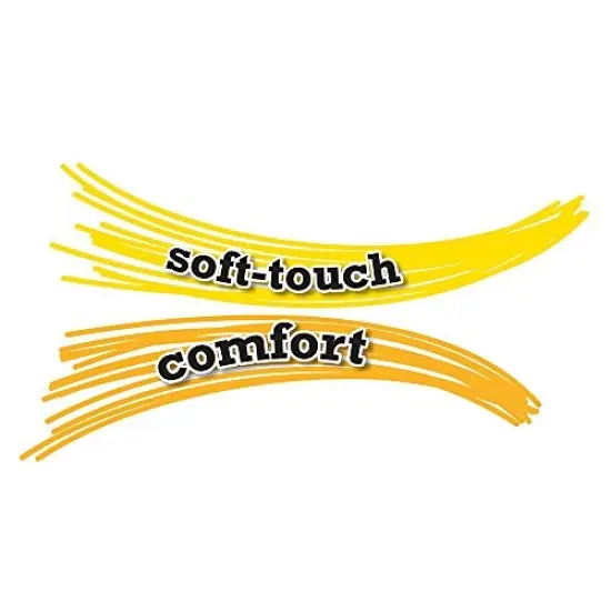 Soft Feel Assorted Colors Retractable Ballpoint Pens, Medium Point (1.0mm), 36-Count Pack, Black and Blue Pens With Soft-Touch Comfort Grip {5}