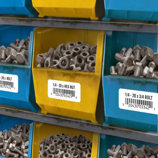 Avery Durable ID Labels, TrueBlock Technology, Permanent Adhesive, 2/3" x 1-3/4", 3,000 Labels (61533) {6}