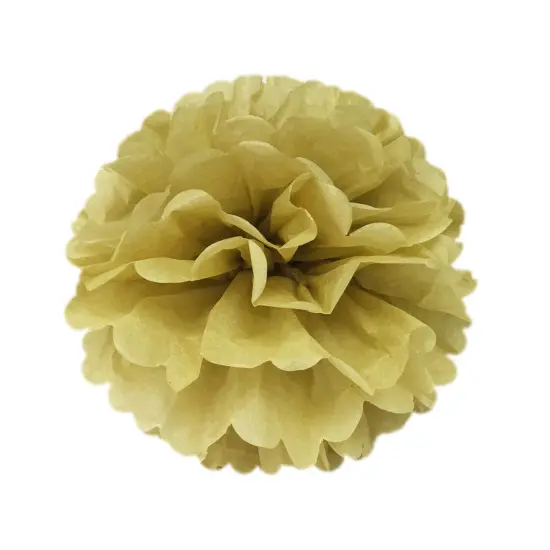 Wrapables Set of 12 Tissue Pom Pom Party Decorations for Weddings, Birthday Parties Baby Showers and Nursery Decor, Gray/Ivory/Pink/Tan {3}