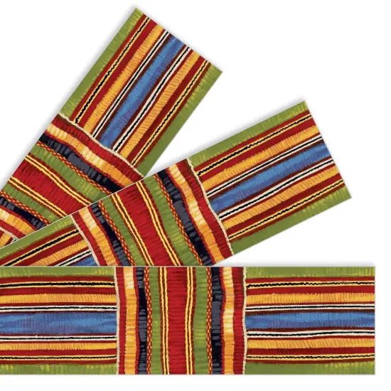 Kente Cloth Bolder Borders&reg;, 35.75' Per Pack, 6 Packs {2}