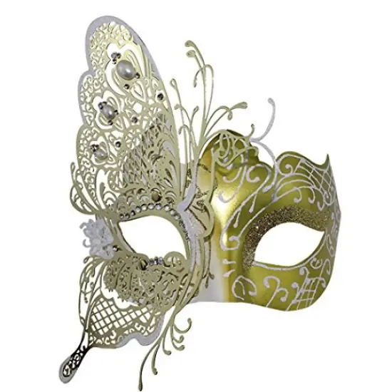 Mysterious Venetian Butterfly Lady Masquerade Halloween Party Mask Evening Prom Ball Mask Bar Costumes Accessory {2}