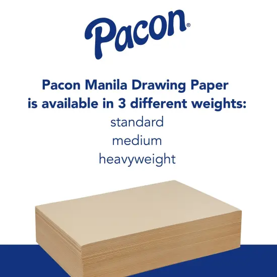 Drawing Paper, Manila, 9" x 12", 500 Sheets Per Pack, 2 Packs {3}
