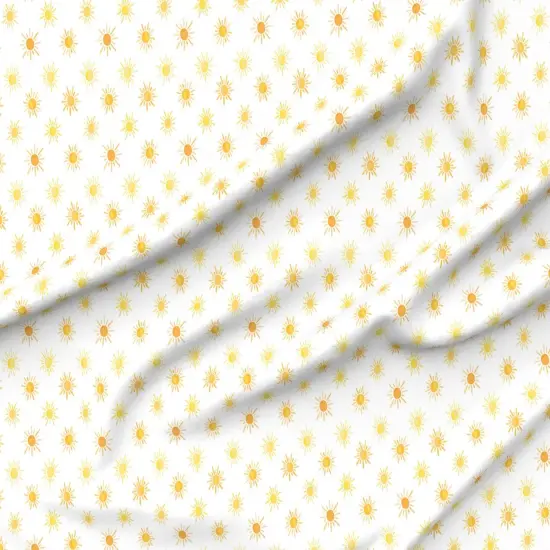 Various Fabrics by the Yard or Fat Quarter Sun Whimsical Watercolor Bright Sunny Custom Printed Fabric by Spoonflower {6}
