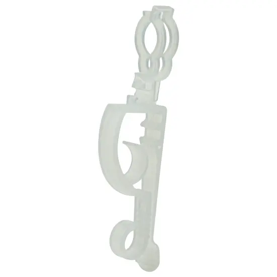 Simple Living Set of 100 Clear Max Pro Anywhere Christmas Light Clips {3}