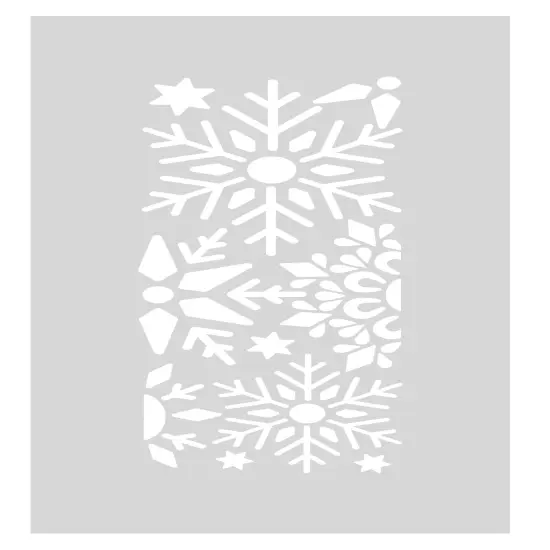 Crafter's Companion Stencil Set-Graceful Snowflakes {3}