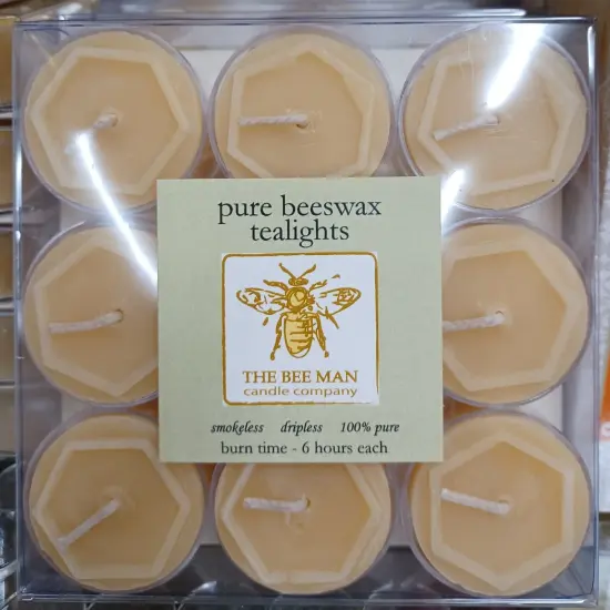Beeswax Tealights (Pack of 9) {4}