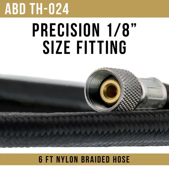 Essential Airbrush Accessories Kit Including 6 ft. Braided Air Hose, Mini Inline Filter, Quick Disconnect, Coupler & Splitter Manifold {2}
