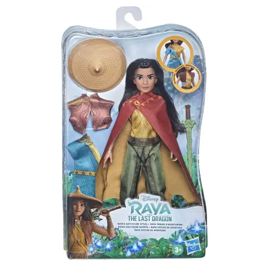 Disney Princess Raya and The Last Dragon Raya's Adventure Styles,Fashion Doll with Clothes,Shoes,and Sword Accessory,Toy for Kids 3 Years and Up {3}