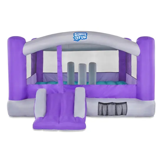 Sunny & Fun Inflatable Bounce House, Bouncy Jump Castle Purple {1}