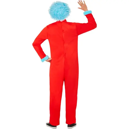 Dr Seuss Thing Jumpsuit Adult Costume {3}