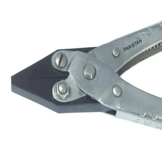 Mazbot Smooth Flat-Nose Jaw Parallel Pliers {3}