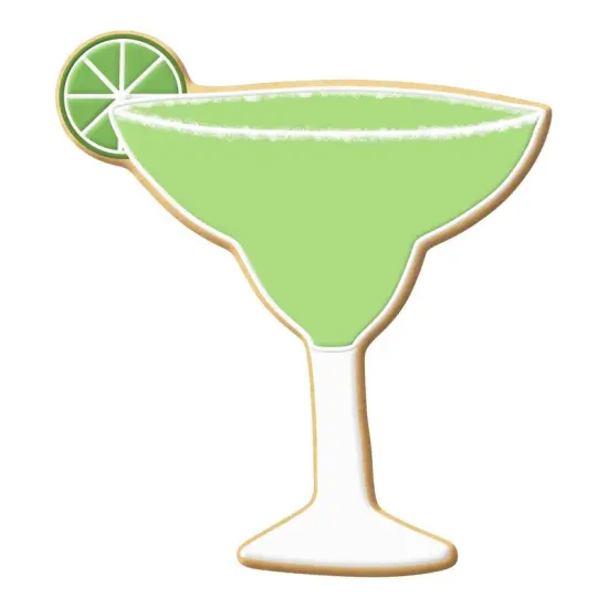 Margarita Glass with Lime Cookie Cutter 4 in, CookieCutter.com, Tin Plated Steel, Handmade in the USA {3}