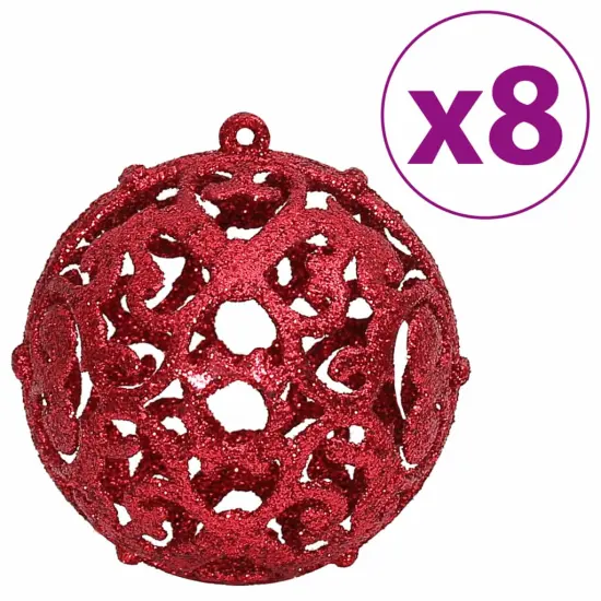 Christmas Baubles 100 pcs1.2" / 1.6" / 2.4" Wine Red {4}