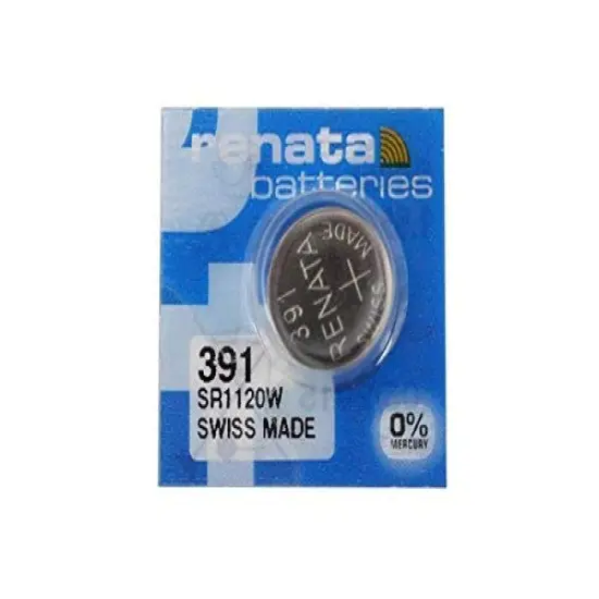 Renata Batteries 391 Silver Oxide Watch Battery (5 Pack) {1}