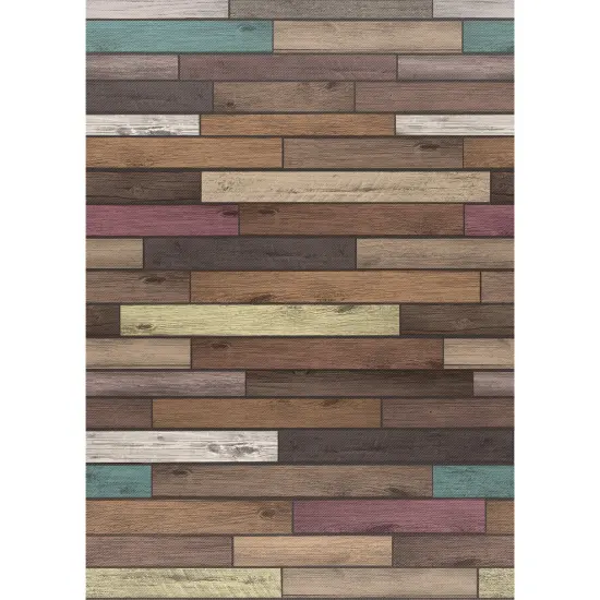 Better Than Paper&reg; Bulletin Board Roll, 4' x 12', Reclaimed Wood Design, 4 Rolls {1}