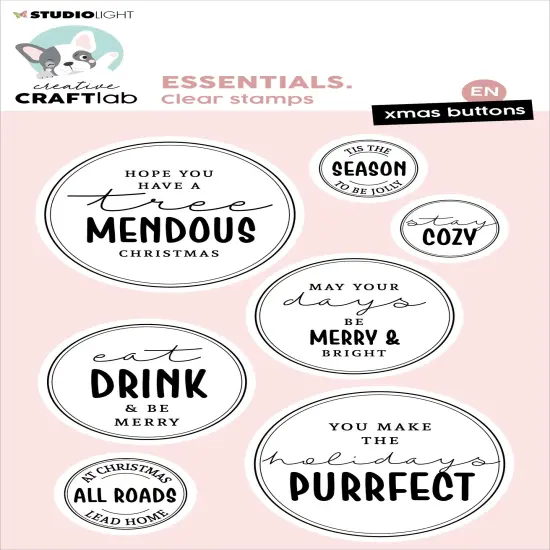 Studio Light Essentials Clear Stamp-Nr. 556, Xmas Buttons {1}
