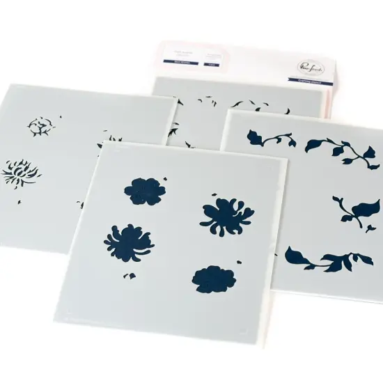 Pinkfresh Studio Stencils 4.25"X5.5"-Best Wishes {1}